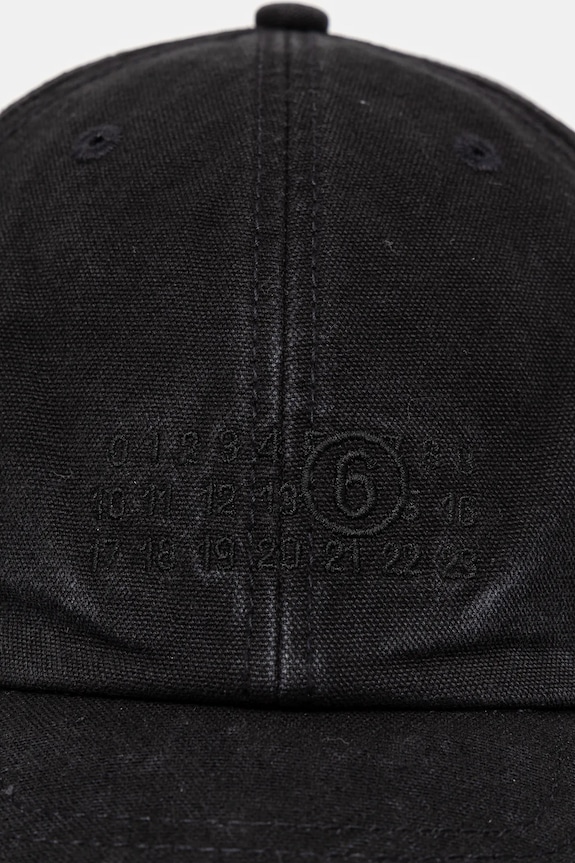 Accessories MM6 Maison Margiela cotton baseball cap SH0TC0005.M35346 black