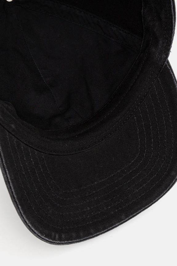 MM6 Maison Margiela cotton baseball cap black SH0TC0005.M35346