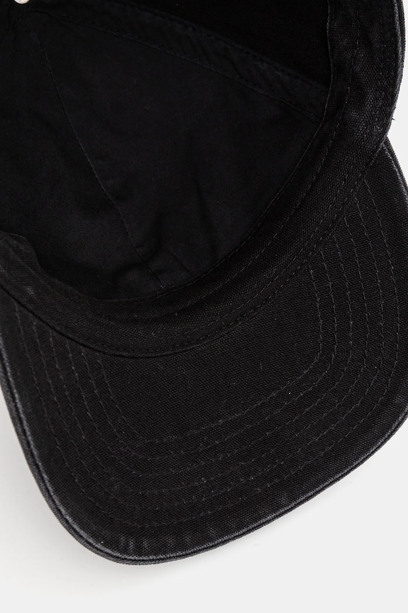 MM6 Maison Margiela cotton baseball cap black SH0TC0005.M35346