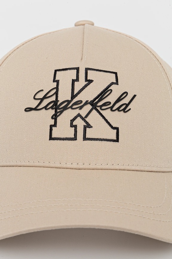 Καπέλο Karl Lagerfeld 552123.805609 μπεζ SS25