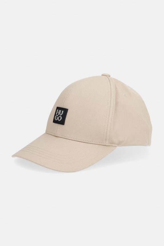 HUGO baseball sapka Jake-ME aplikációval bézs 50539554