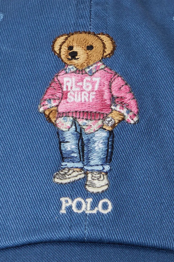 Αξεσουάρ Βαμβακερό καπέλο του μπέιζμπολ Polo Ralph Lauren 710963777 σκούρο μπλε