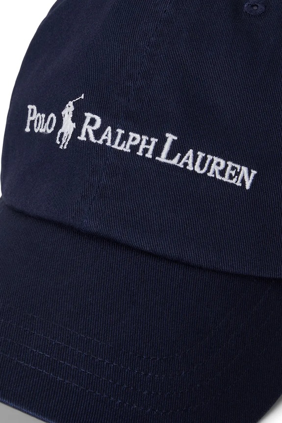 Polo Ralph Lauren Καπέλο μπέιζμπολ ανδρικό βαμβακερό Sport Cap σκούρο μπλε 710958055