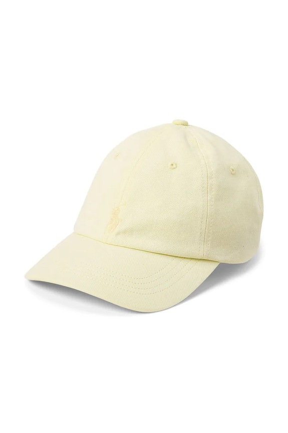 Polo Ralph Lauren czapka z daszkiem bawełniana Cap bawełna beżowy 710964764