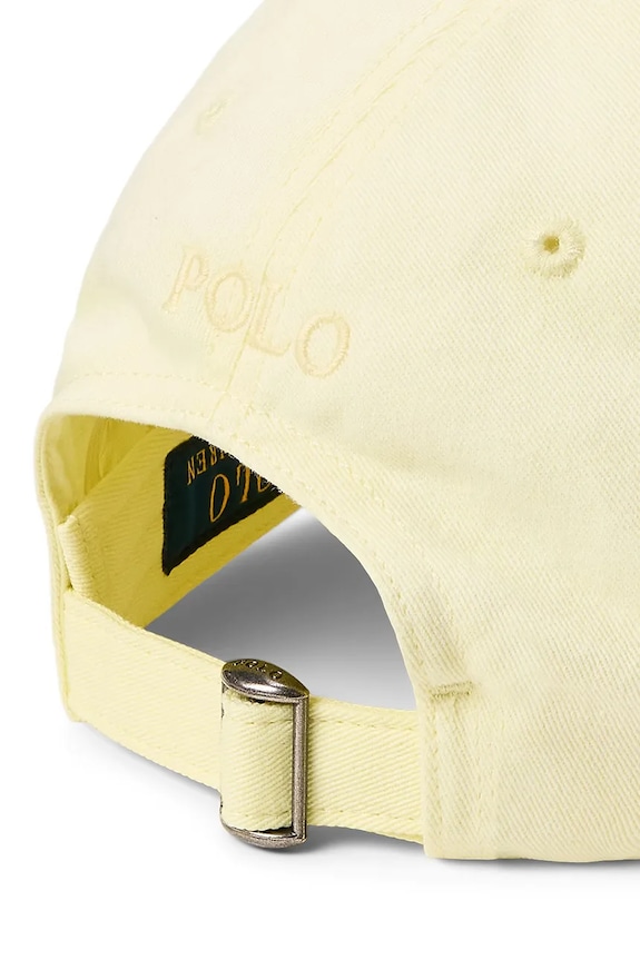 Akcesoria Polo Ralph Lauren czapka z daszkiem bawełniana Cap 710964764 beżowy