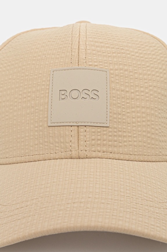 Καπέλο BOSS 50539418 μπεζ SS25