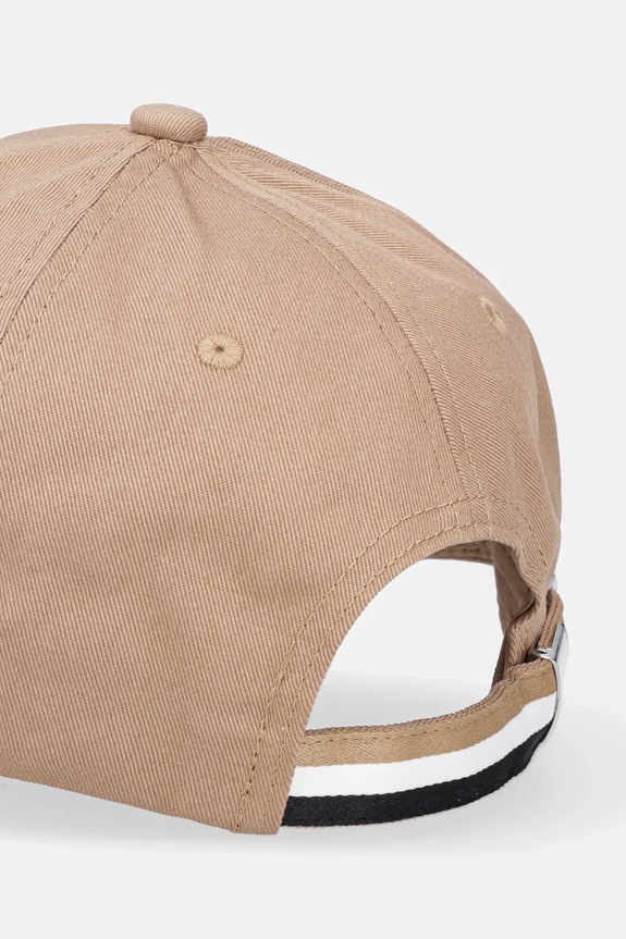 Αξεσουάρ Βαμβακερό καπέλο του μπέιζμπολ BOSS Green 50546273 μπεζ