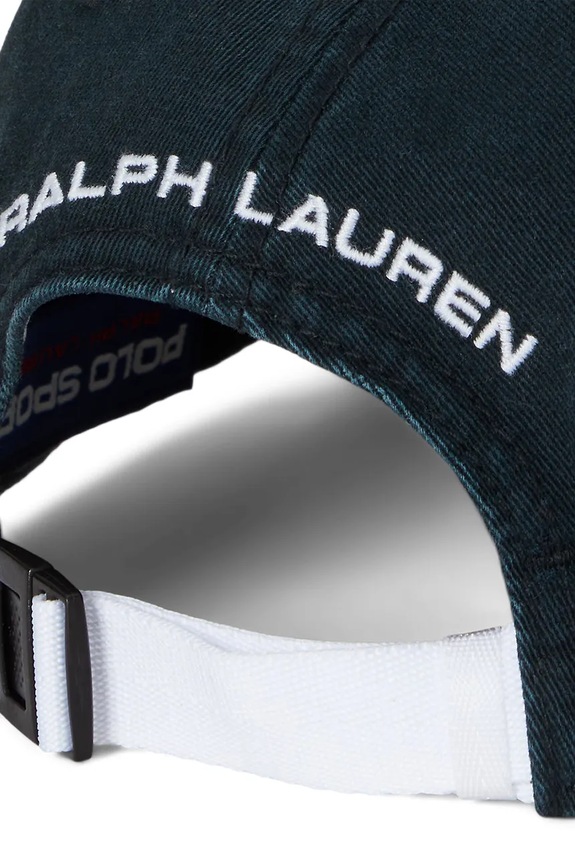 Αξεσουάρ Βαμβακερό καπέλο του μπέιζμπολ Polo Ralph Lauren 710968733 μαύρο