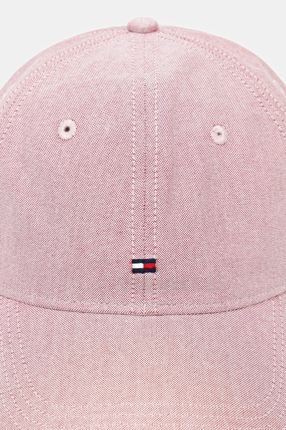 Bavlnená šiltovka Tommy Hilfiger AM0AM13160 ružová SS25