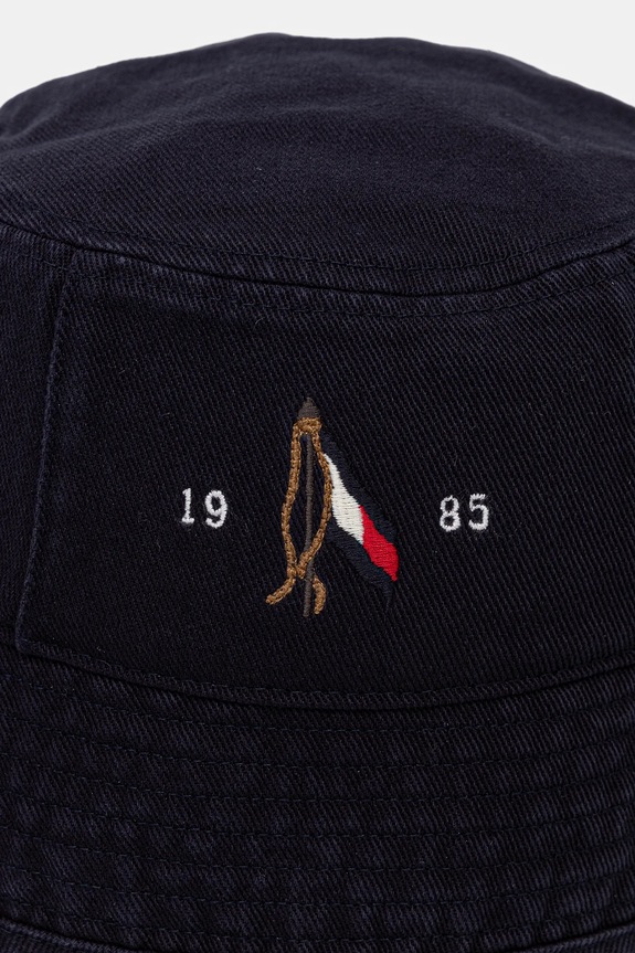 Tommy Hilfiger pălărie din bumbac AM0AM13384 bleumarin SS25