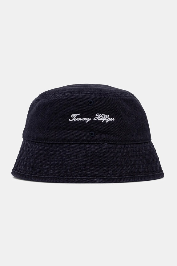 Accesorii Tommy Hilfiger pălărie din bumbac AM0AM13384 bleumarin