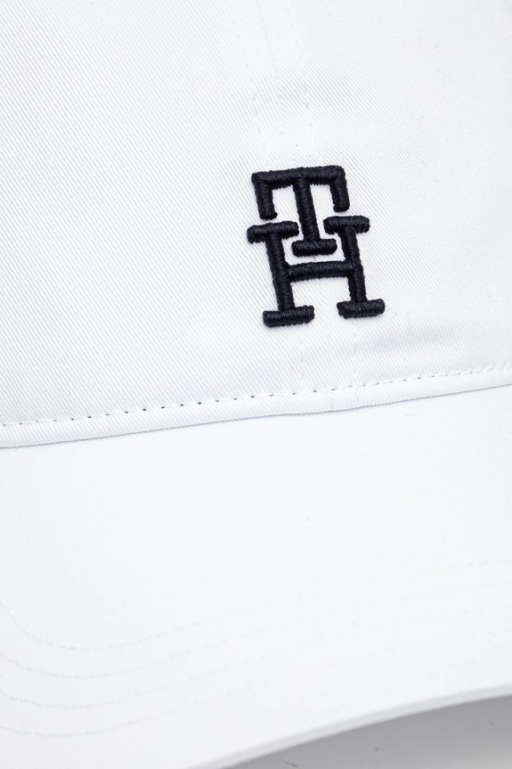 Tommy Hilfiger berretto da baseball in cotone AM0AM13542 bianco SS25