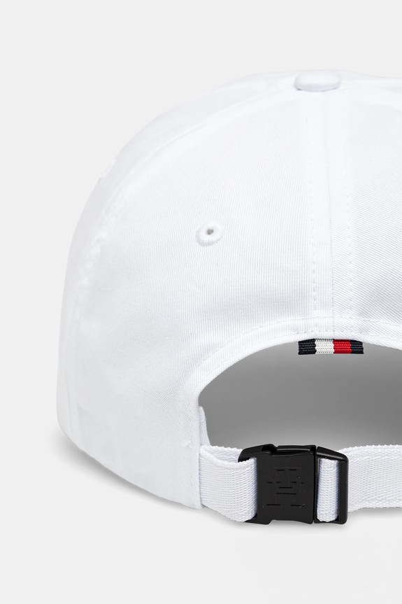 Accessori Tommy Hilfiger berretto da baseball in cotone AM0AM13542 bianco