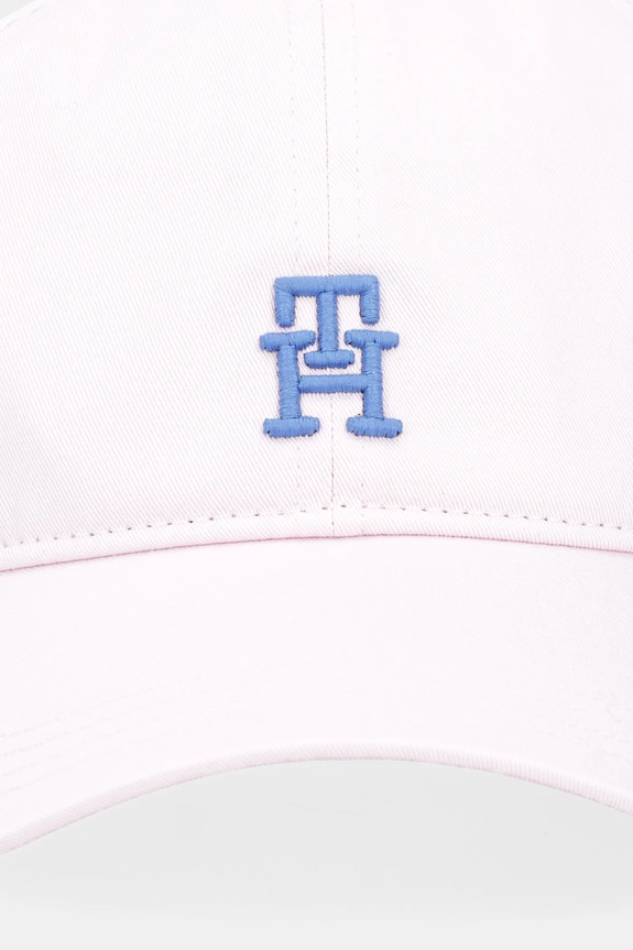Tommy Hilfiger berretto da baseball in cotone AM0AM13542 rosa SS25
