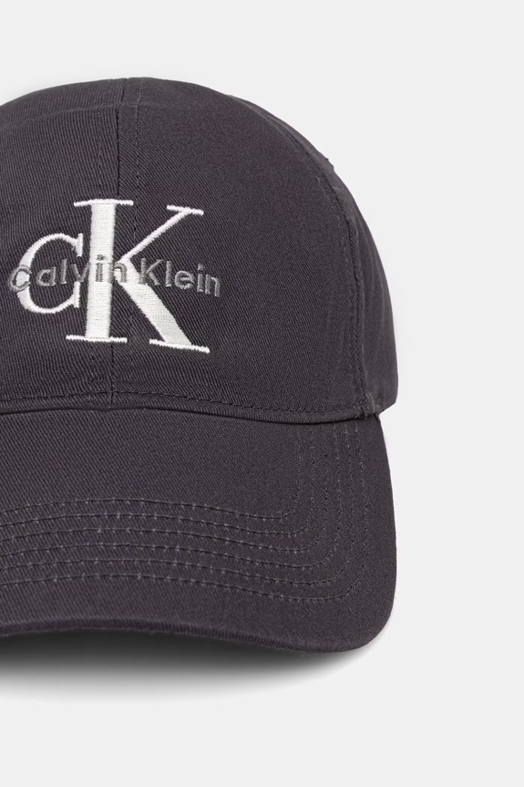 Calvin Klein czapka z daszkiem męska bawełniana LV04G5004G granatowy SS26