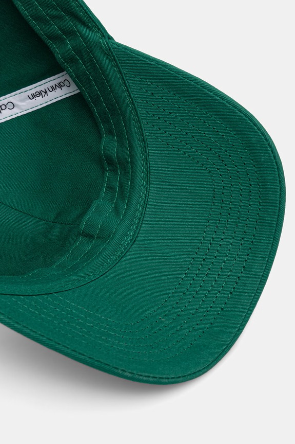 Calvin Klein șapcă pentru bărbați de bumbac verde LV04G5004G