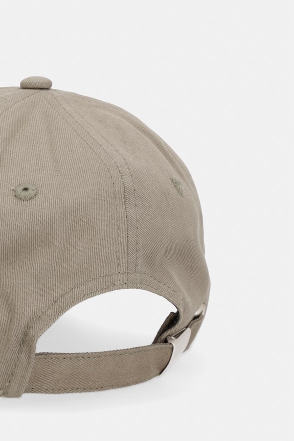 Doplnky Calvin Klein Čiapka so šiltom pánska bavlnená LV04G5004G zelená