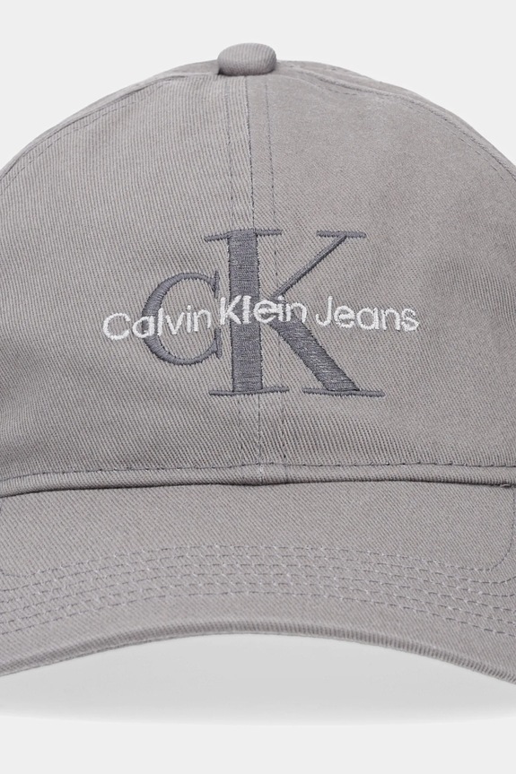 Calvin Klein șapcă pentru bărbați bumbac LV04G5004G gri SS26