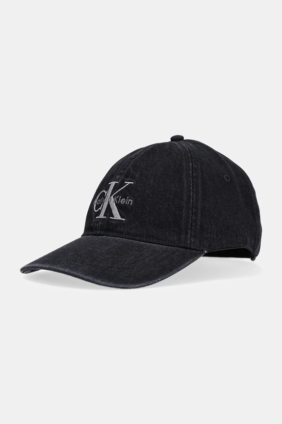 Calvin Klein Baseballová čepice pánská džínová černá LV04G5007G