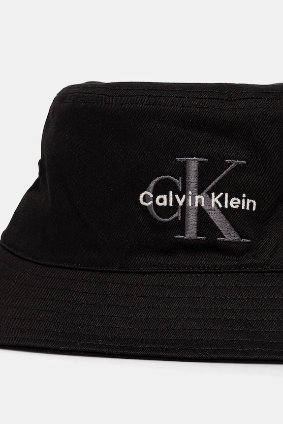 Calvin Klein Jeans Bucket hat bărbătesc din bumbac LV04G5020G negru SS26