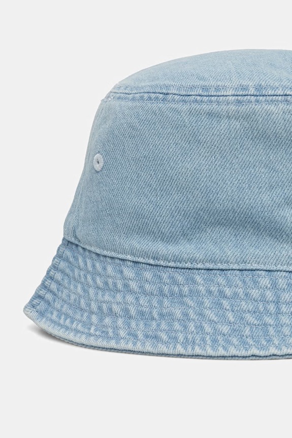 Calvin Klein Jeans klobúk bucket pánsky rifľový LV04G5021G modrá SS26
