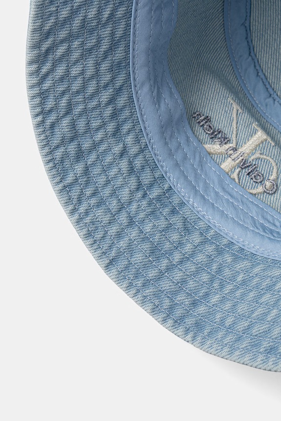Doplnky Calvin Klein Jeans klobúk bucket pánsky rifľový LV04G5021G modrá