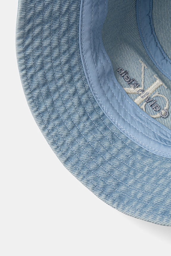Doplnky Calvin Klein Jeans klobúk bucket pánsky rifľový LV04G5021G modrá