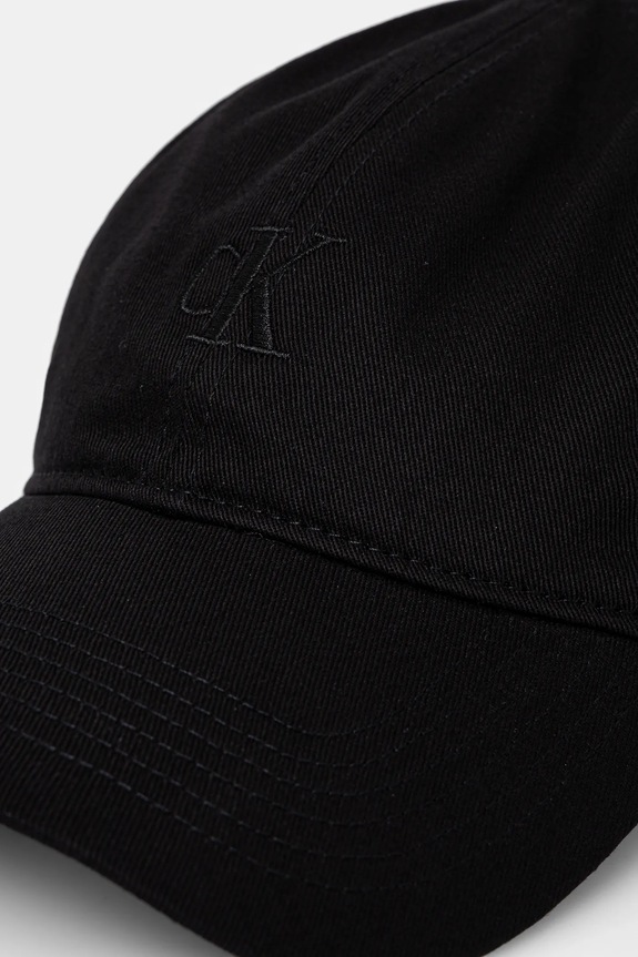 Calvin Klein καπέλο με γείσο Ανδρικό βαμβακερό LV04G5002G μαύρο SS26