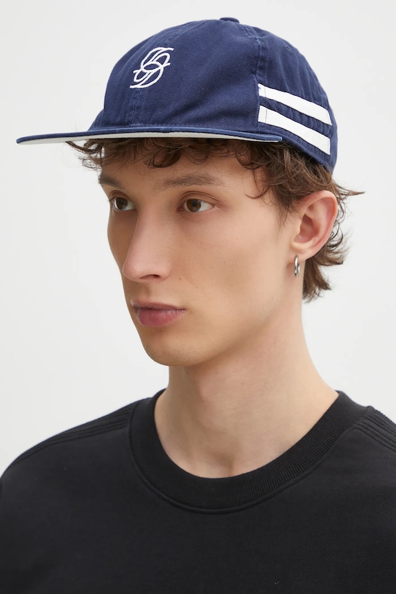 Drôle de Monsieur cotton baseball cap La Casquette D Miroir cotton navy G.CP169.CO138.DNY