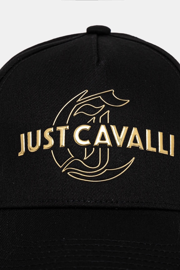 Accessori Just Cavalli berretto da baseball in cotone 78QAZK50.ZG318 nero