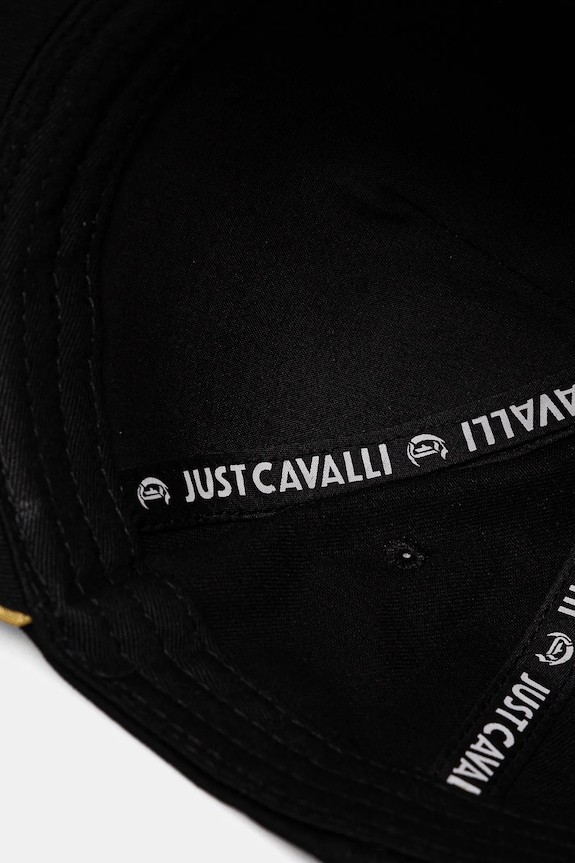 Just Cavalli berretto da baseball in cotone nero 78QAZK50.ZG318