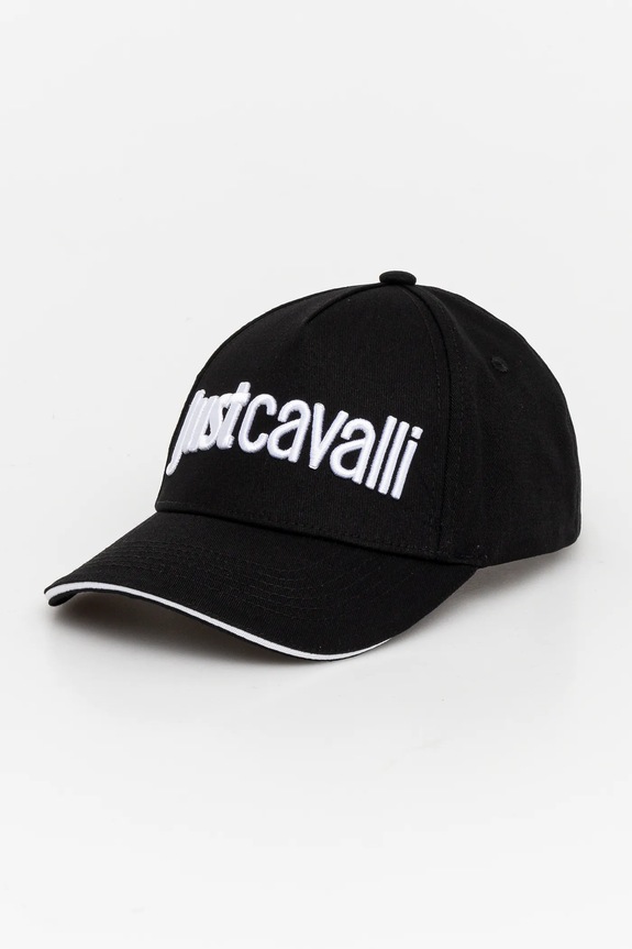 Bavlněná baseballová čepice Just Cavalli bavlna černá 78QAZK30.ZG192
