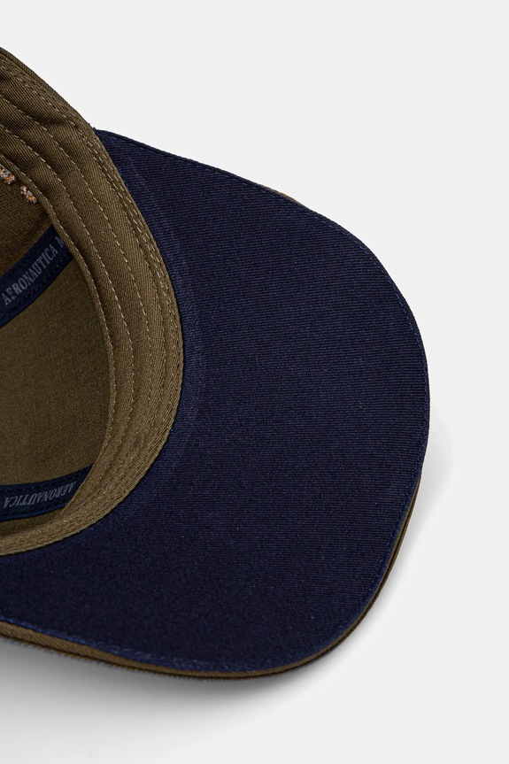 Βαμβακερό καπέλο του μπέιζμπολ Aeronautica Militare πράσινο HA1205CT3299