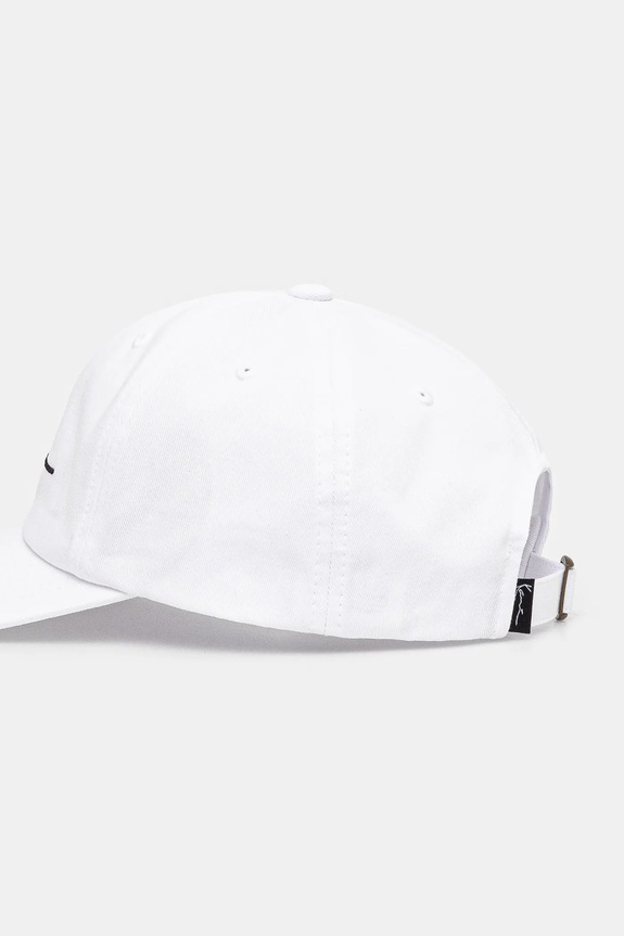 Αξεσουάρ Βαμβακερό καπέλο του μπέιζμπολ Karl Kani 7030247 λευκό