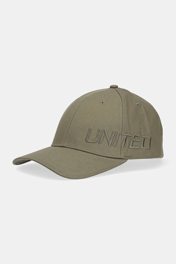 Bavlnená šiltovka United Colors of Benetton bavlna zelená 6NFPUA01C