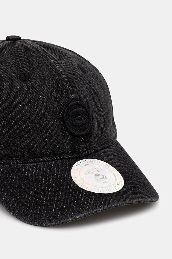 AAPE czapka z daszkiem Now AAPCPM5313XXO czarny SS25