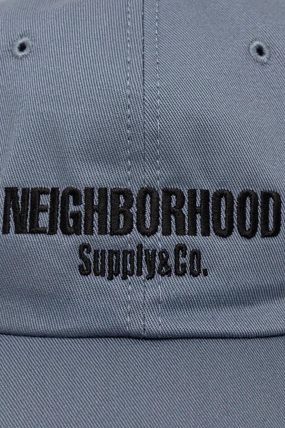 Бавовняна бейсболка NEIGHBORHOOD Dad Cap-1 251YGNH.HT03 блакитний SS25