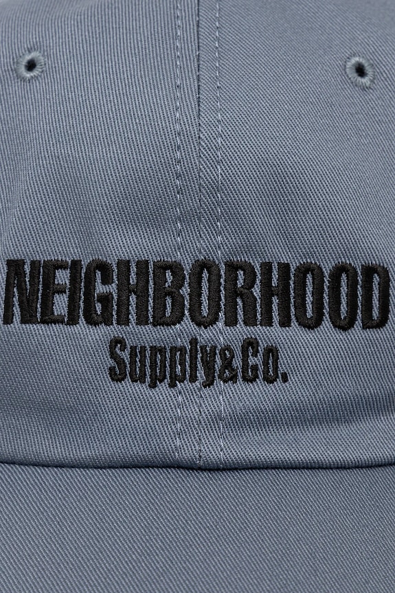 Бавовняна бейсболка NEIGHBORHOOD Dad Cap-1 251YGNH.HT03 блакитний SS25