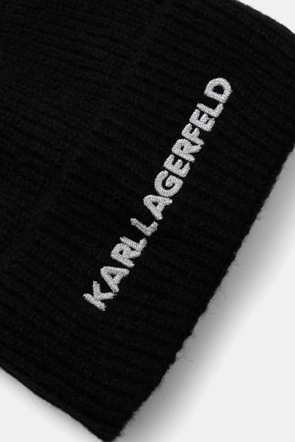 Karl Lagerfeld berretto in misto lana A1W33156 nero SS25