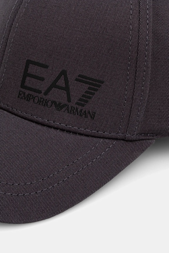 EA7 Emporio Armani Șapcă de bumbac AF11989.7X000005 gri SS26