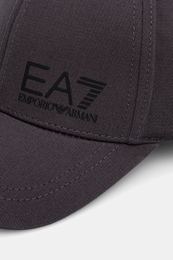 EA7 Emporio Armani Șapcă de bumbac AF11989.7X000005 gri SS26