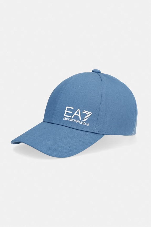 EA7 Emporio Armani siltes sapka pamut kék AF11989.7X000005