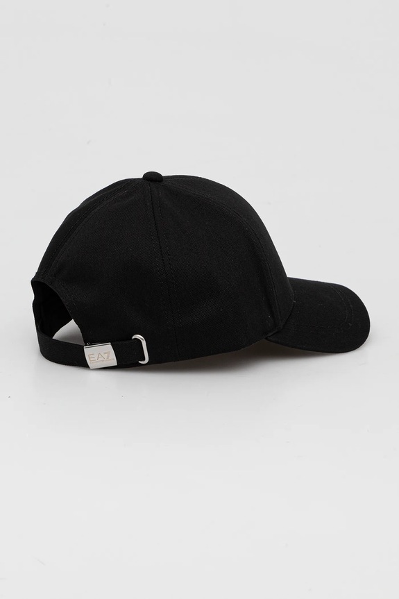 EA7 Emporio Armani șapcă de bumbac AF11989.7X000005 negru SS26