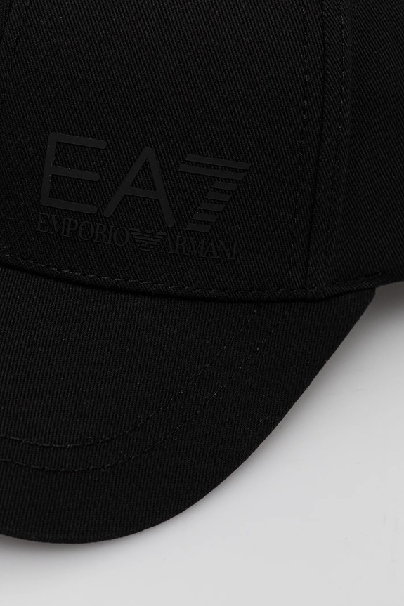 EA7 Emporio Armani berretto in cotone nero AF11989.7X000005
