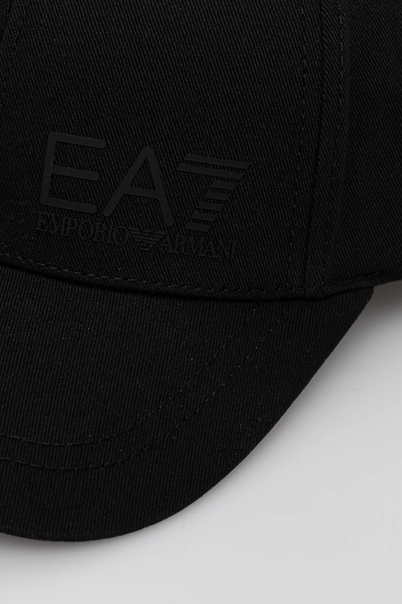 EA7 Emporio Armani berretto in cotone nero AF11989.7X000005