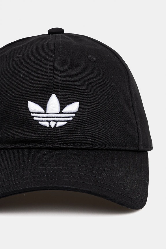 adidas Originals berretto da baseball in cotone BASEBALL AC JC6023 nero SS25