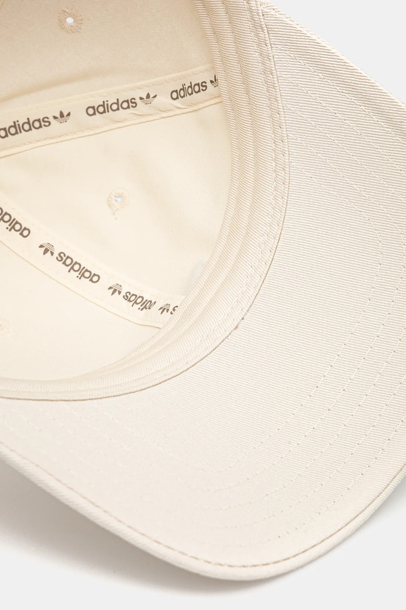 Βαμβακερό καπέλο του μπέιζμπολ adidas Originals BASEBALL AC μπεζ JC6037