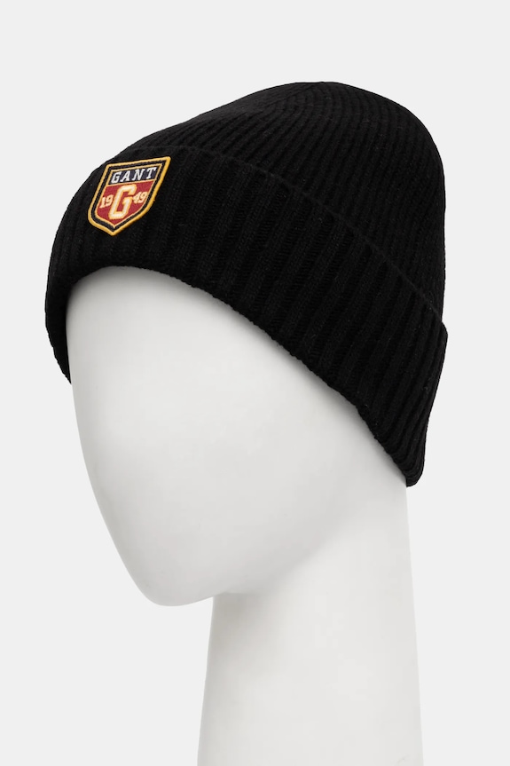 Akcesoria Gant czapka wełniana 9910038 czarny