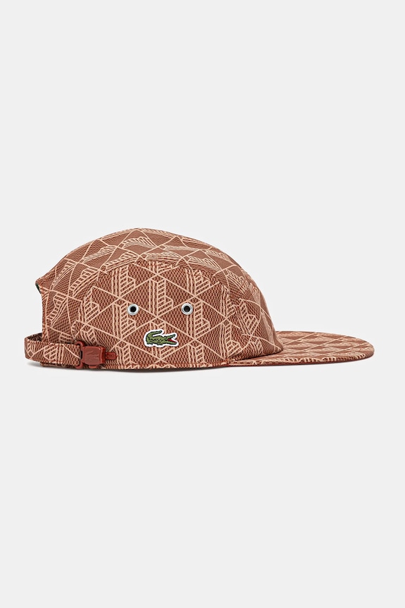 Akcesoria Lacoste czapka z daszkiem bawełniana RK0763 czerwony