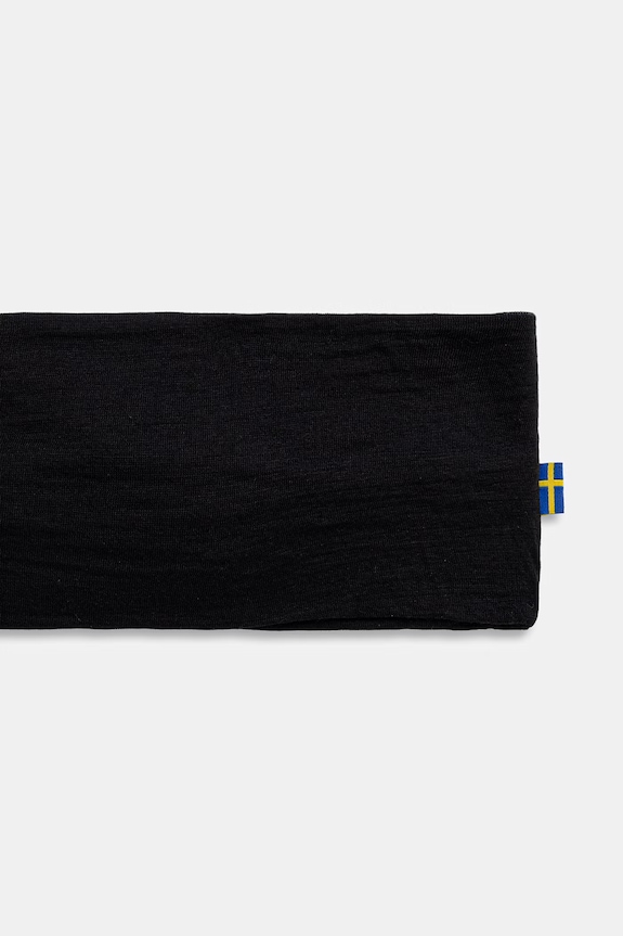 Akcesoria Fjallraven opaska na głowę z wełną merino Abisko F84782 czarny